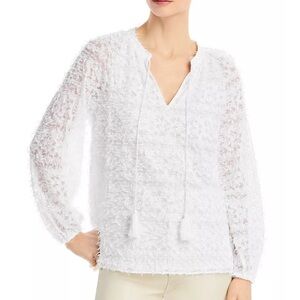 Kobi Halperin White Textured Top